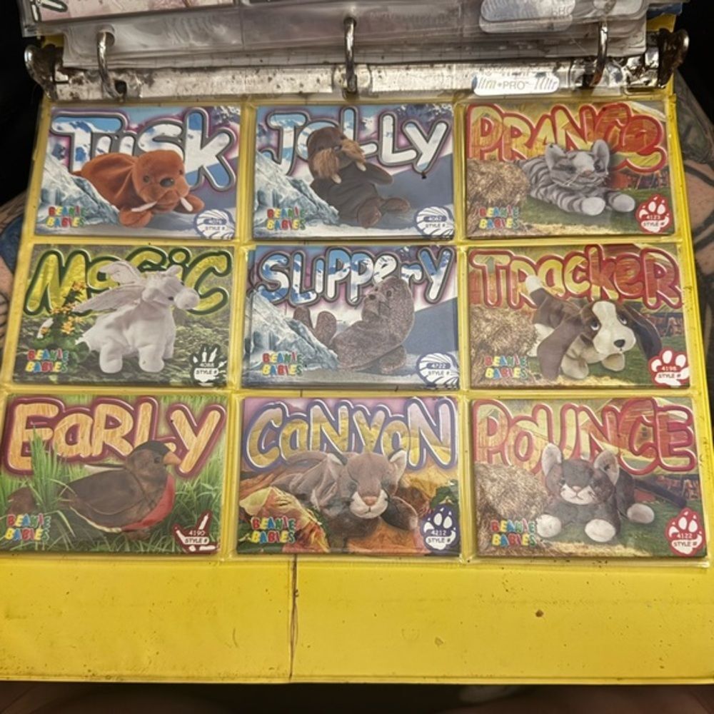 Vintage Ty Beanie Baby Trading Cards